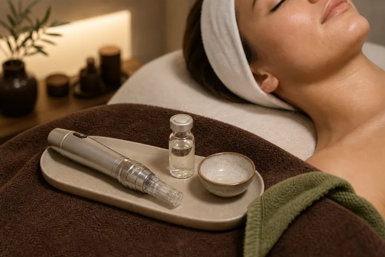 Microneedling con exosomas en InBloom Estética Zaragoza